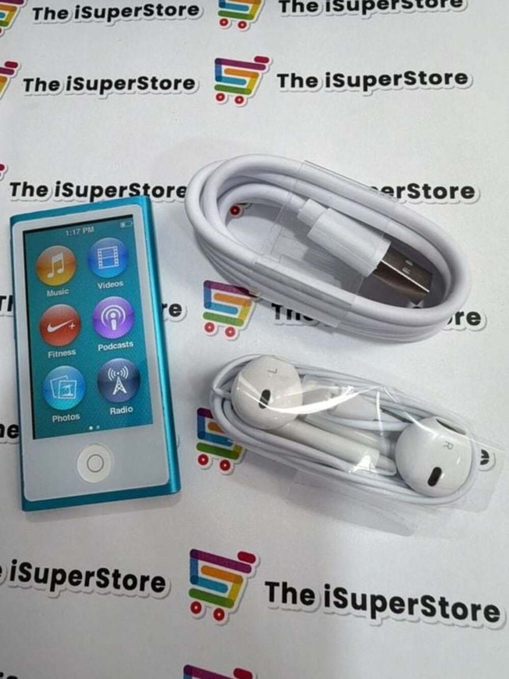 Apple iPod nano 7th Generation Blue 16GB Digital Media Player + 1 YR Warranty